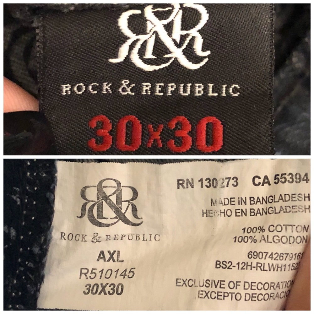 Rock & Republic Men’s Axl Straight Leg Jeans - Picture 7 of 8
